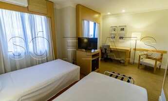 Imagem 3: Flat Nobile Hotels com 1 dormitório e 1 vaga no Jardim Aeroporto disponível locação