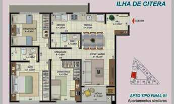 Imagem 3: DL- Apartamento 3 dorm em otimo residencial Bem Localizado nos Ingleses
