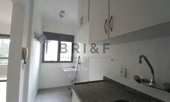 Imagem 6: Apartamento à venda 45m², 1 dormitório, sala 2 ambientes, varanda e 1 vaga. Brooklin, SP