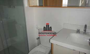 Imagem 4: Apartamento com 1 dormitório para alugar, 32 m² por R$ 2.722,85/mês - Jardim Aquarius - Sã