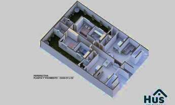 Imagem 3: Linda Casa com 2 Quartos, Suíte, 2 Vagas e Terraço no Residencial Vale das Orquídeas em Co
