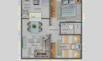 Imagem 4: Apartamento em Planalto -VISTA DO JACARANDAS - Manaus