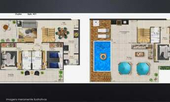 Imagem 7: Apartamento para Venda em Rio das Ostras, Costazul, 2 dormitórios, 1 suíte, 2 banheiros, 1