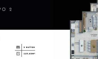 Imagem 5: Apartamento com 3 dormitórios à venda, 107 m² por R$ 909.055,76 - Campinas - São José/SC