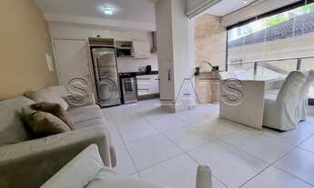 Imagem 4: Flat disponível para locação no Option Paraíso contendo 40m², 1 dormitório e 1 vaga de gar