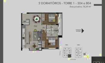 Imagem 4: 2 DORM - SUÍTE - VAGA - HOBBY BOX