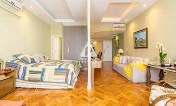 Imagem 4: Apartamento tipo studio com sala, lavabo, quarto (suite), cozinha e área