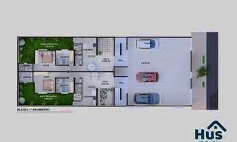 Imagem 2: Linda Casa com 2 Quartos, Suíte, 2 Vagas e Terraço no Residencial Vale das Orquídeas em Co