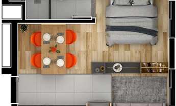 Imagem 2: Vendo Studio próximo do Parque Bacacheri - FINANCIAMENTO Minha Casa Minha Vida