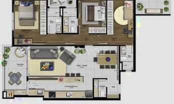 Imagem: 03 SUITES - 02 VAGAS - APTO COM TERRAÇO