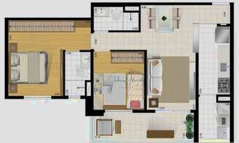 Imagem 4: Apartamento com 2 dormitórios à venda, 70 m² por R$ 660.000 - Vila Belmiro - Santos/SP