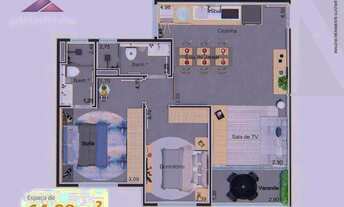 Imagem 3: Apartamento com 2 dormitórios à venda, 64 m² por R$ 600.000,00 - Indaiá - Caraguatatuba/SP