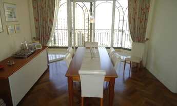 Imagem 3: Neoclássico: vista privilegiada, 4 stes, 2 amplos terraços, 354m util, 5 vagas e Andar alt