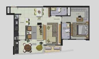 Imagem 7: Torre Lumiar 78m², 2 suítes, 2 vagas de garagem. Jurunas - Belém - PA