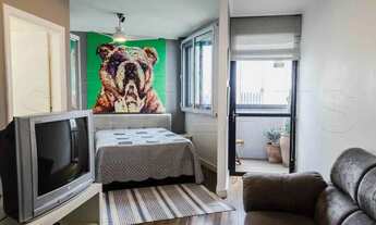 Imagem 3: Flat disponível para locação no Moema Studio contendo 41m², 1 dormitório e 1 vaga de garag