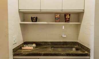 Imagem 7: Residencial com serviços, 1 dormitório, espaço funcional planta ampla com sala varanda