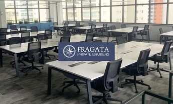 Imagem 2: Meio andar comercial mobiliado 300 m² na Av. Nações Unidas