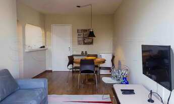 Imagem 4: Residencial com serviços, 1 dormitório, espaço funcional planta ampla com sala varanda