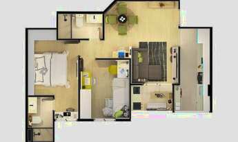 Imagem 7: Apartamento para venda com 52 m² com 2 quartos, varanda gourmet e 1 vaga