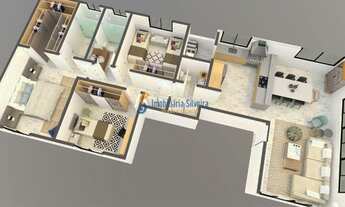 Imagem 7: Apartamento area privativa , 3 quartos, 1 por andar , elevador, 3 vagas