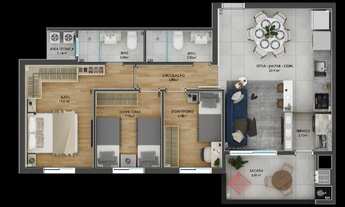 Imagem 5: APARTAMENTO no COSTA E SILVA com 2 quartos para VENDA, 62 m²