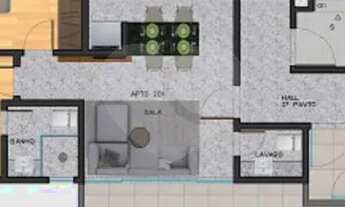 Imagem 2: ED. PIRAPETINGA Apartamento com 2 dormitórios