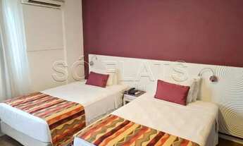 Imagem 4: Flat no Quality Alphaville com 1 dorm e 1 vaga disponível locação em Alphaville