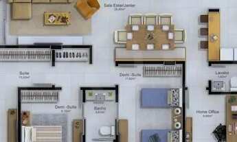 Imagem 7: Apartamento de alto padrão em siderópolis de 3 dormitórios com suítes