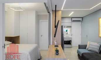 Imagem 3: Apartamento de 43 m² com 1 dormitório para locação por R$ 5.800/mês o pacote. Totalmente m