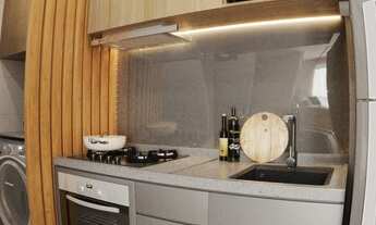 Imagem 6: Apartamento para venda tem 52 m² com 2 quartos sendo 1 suíte. Lazer completo