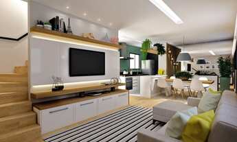 Imagem 3: Sobrado 73 m2 - 2 suítes - 02 sacadas - lavabo, quintal com churrasqueira - 02 vagas + laz