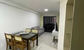 Imagem 1: Apto com 2 quartos totalmente mobiliado em boa viagem pra alugar