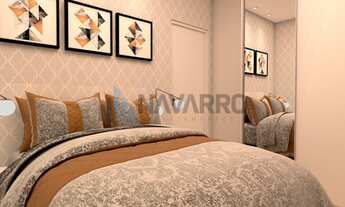 Imagem 5: Apartamento 51m², 2 dormitórios, varanda, 1 vaga coberta - Vila Humaitá - Santo André - SP