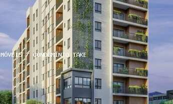 Imagem 2: No centro de Curitiba. O Take Urban Habitat conta com 97 unidades distribuídas em 7 pavime