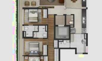 Imagem 2: Apartamento para venda tem 150 metros quadrados com 3 quartos