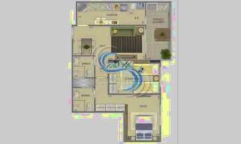 Imagem 3: Apartamento vista para o mar 2 dormitórios 1 suíte na Praia Grande - Cidade Ocian