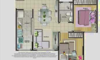Imagem 3: Apartamento 2 quarto Top Life - Taguatinga Miami Beach