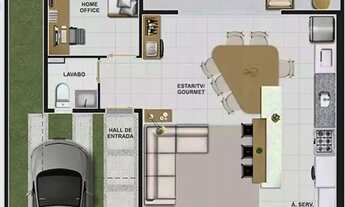 Imagem 3: Casa pronta em cond. Jardins Cannes.150m2, 4 /4 (quatro quartos), 3 suítes, Lote 230m2