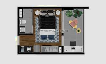 Imagem 2: Apartamento para Venda em São Paulo, Vila Dom Pedro I, 1 dormitório, 1 banheiro