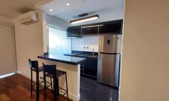 Imagem 5: Apto em Moema 47 m², 1 dormitorio, sala para 2 ambientes com varanda, 1 vaga, e lazer