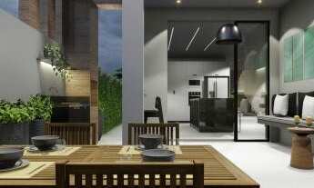 Imagem 5: Casa NOVA condomínio Crystal sobrado para venda tem 220 metros quadrados com 3 quartos