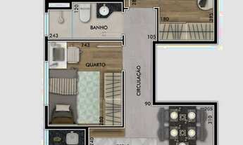 Imagem 6: Apartamento para venda com 71 metros quadrados com 3 quartos - JARDIM ORIENTE - SÃO JOSÉ D