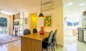 Imagem 2: Granja Brasil. Aconchegante apartamento andar alto, ensolarado e mobiliado