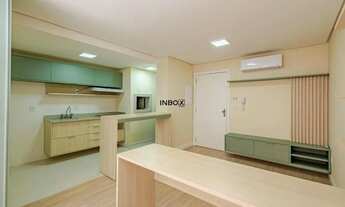 Imagem 2: Studio semimobiliado, cozinha americana, churrasqueira, opção de garagem no Bom Fim