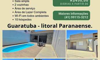 Imagem 3: Casa com piscina em Guaratuba, praia central e Balneário Nereidas