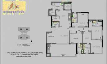 Imagem 7: Apartamento Perspective Olhos D'Agua 4 suites