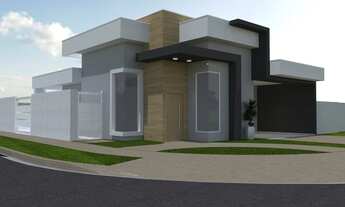 Imagem: Casa Térrea com piscina em construção