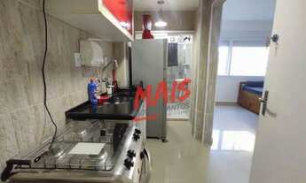 Imagem 6: Kitnet mobiliado, 1 quarto para 2 ambientes para alugar, 30 m² - Aparecida - Santos/SP