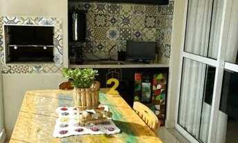 Imagem 2: Apartamento com 2 dormitórios para alugar, 96 m² por R$ 5.459/mês - Portal do Morumbi - Sã