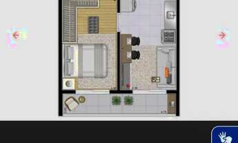 Imagem: Apartamento 1 dormitório